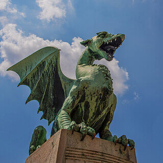 Ljubljana - The Dragon Bridge